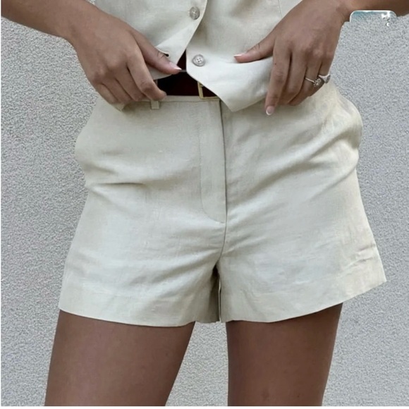 Babaton Pants - Babaton Linen Shorts – Size 0